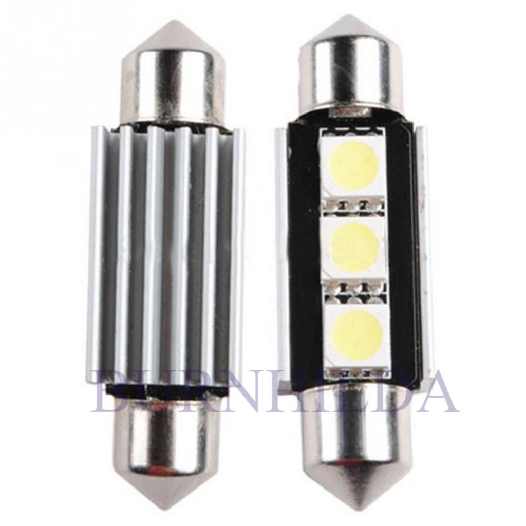 Lampu Interior Mobil LED 36mm C5W DE3423 3 SMD 12V 2 PCS accesoris mobil burnhilda