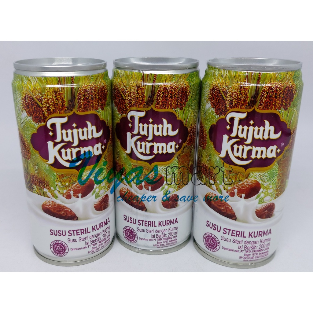 

Tujuh Kurma Susu Steril Kaleng 200ml