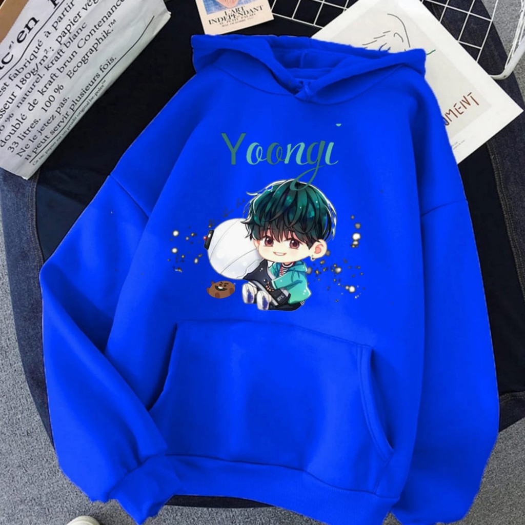 Hoodie Jungkook Bts Wanita Oversize Hodie BTS Murah Xxl Sweater Jungkook Anak Perempuan Hoodie Bt21