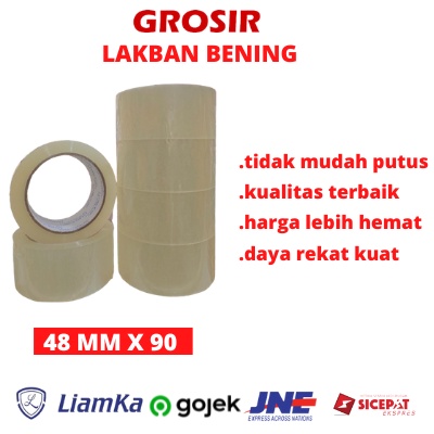 

Lakban liamka / Lakban bening 48 MM X 90 YARD 1 PCS