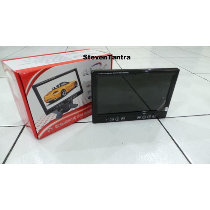 Promo LCD TV Portable 7inch Hollywood Audio (USB / MMC / Remote / NTSC+PAL) Murah Banget
