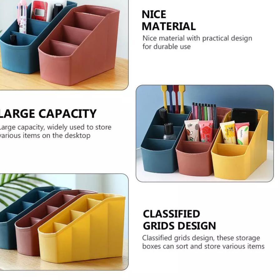 

QHS ➣ Gomarine - Rak Alat Tulis Pena Pensil / Tempat Pena Pensil / Organizer Box Serbaguna / Kosmeti