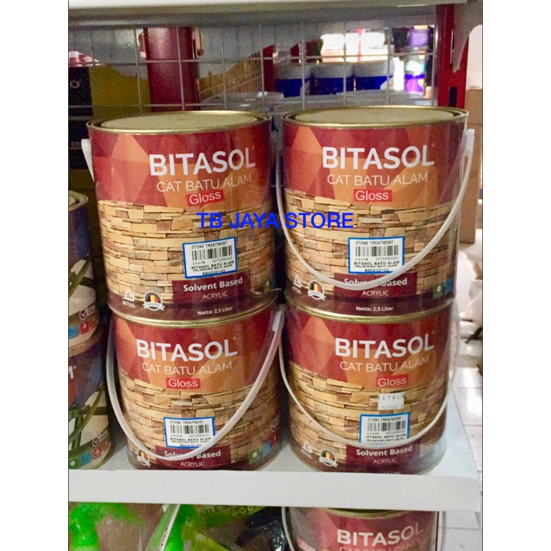 CAT BATU ALAM BITASOL BATU ALAM GLOSS 2.5 LITER