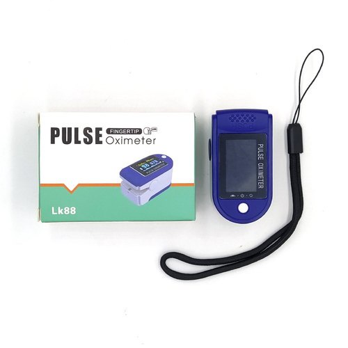 HK-Oxymeter Fingertip Pulse Oximeter Alat Pengukur Saturasi Kadar Oksigen LCD Full Color