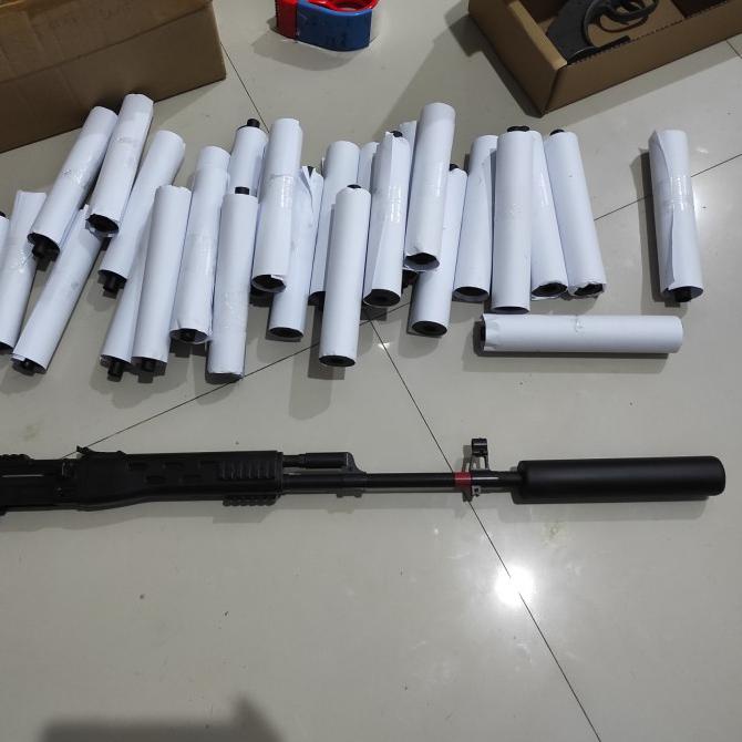 ✨COD✨ SILINCER KAC PDW BISON DCOBRA PEREDAM MAINAN ANAK SNI TERMURAH Kode 785