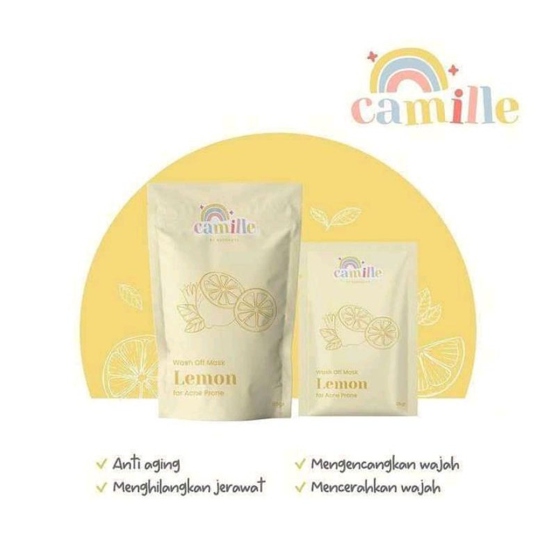 [BPOM] ORIGINAL CAMILLE BEAUTYMASK | MASKER DAISY ORGANIC MASKER WAJAH ORGANIK READYSTOK-CAMILLE Lemon