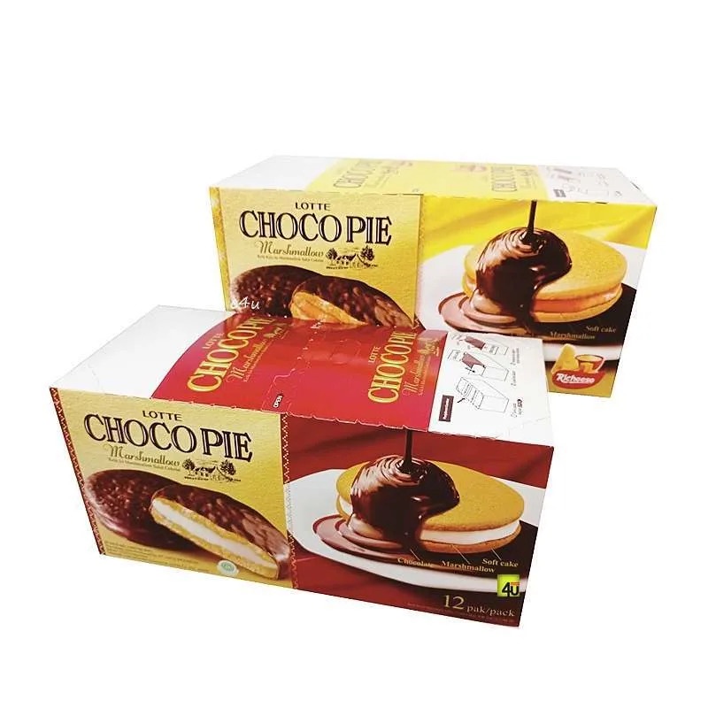 LOTTE CHOCO PIE MARSHMALLOW BOX - 168 gr