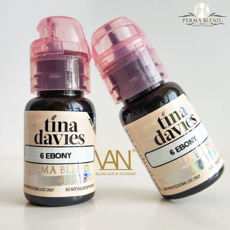 TINTA SULAM ALIS ORIGINAL PERMABLEND TINA DAVIES MADE IN USA EBONY 15 ML/ EXP 2025