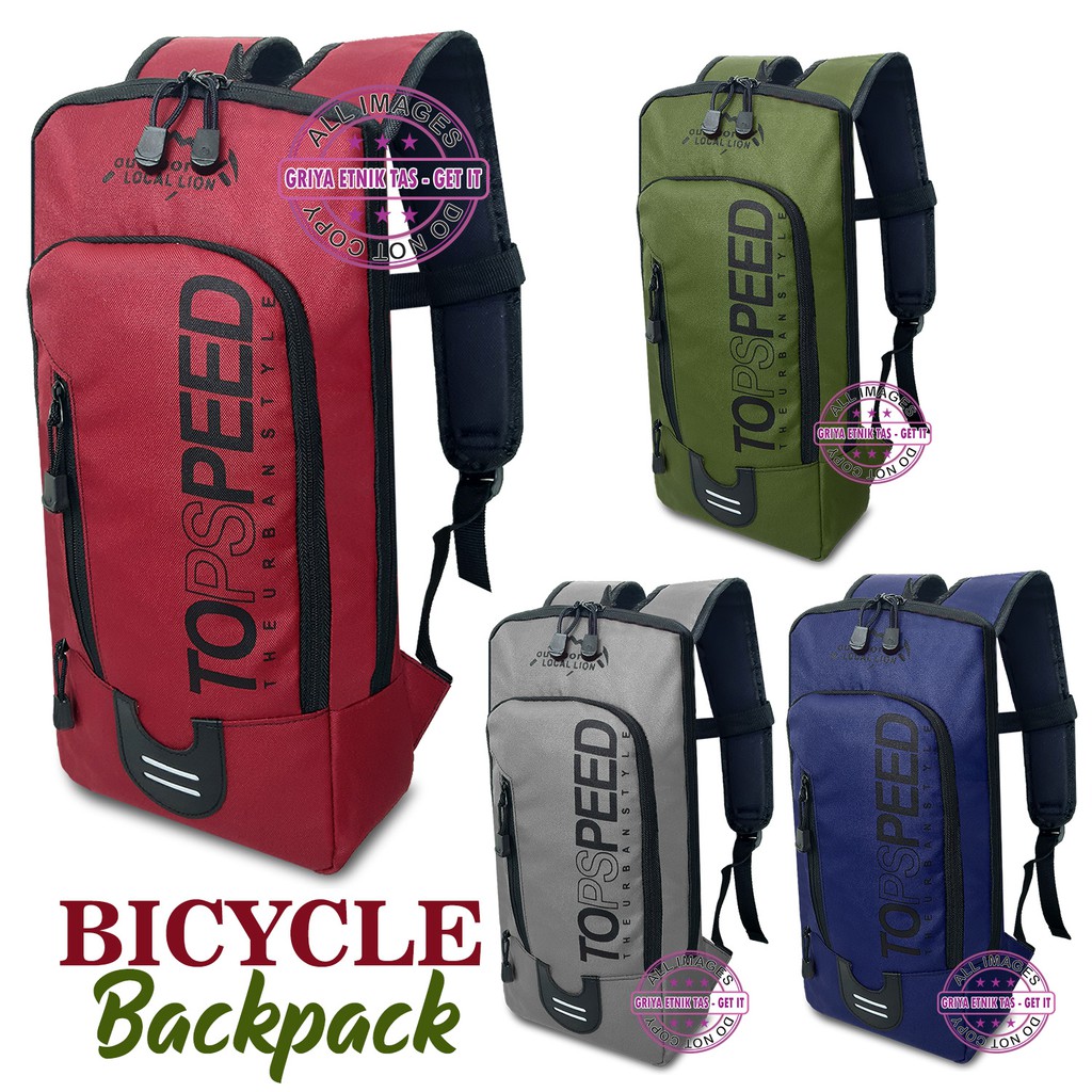 Tas punggung sepeda - Tas ransel sepeda PRIA TopSpeed - Tas hydropack sepeda - Tas sepeda ransel