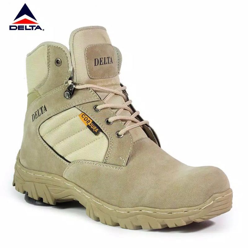 SEPATU KEJA PRIA BOOTS DELTA CORDURA TACTIKAL PDL PENDEK 6 INCI