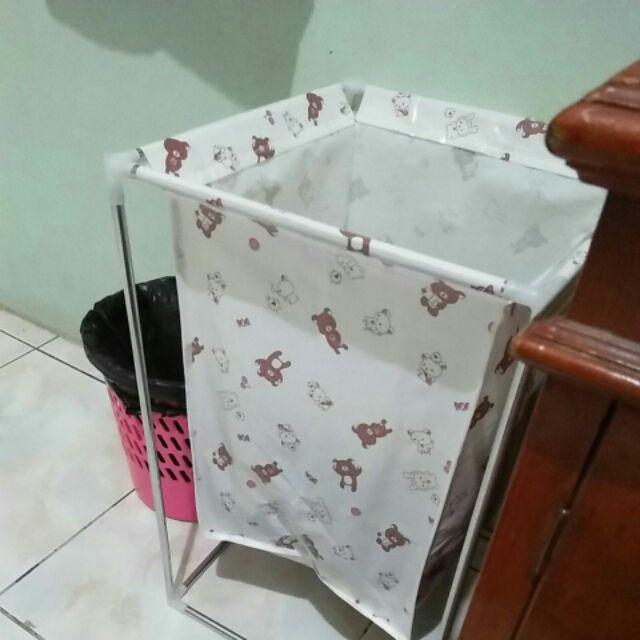 Keranjang Cucian Stand Baju Kotor | Laundry Bag Anti Air