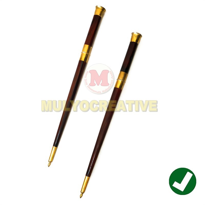 Tongkat Komando Polos - Tongkat Komando Bahan Kayu Jati Hutan