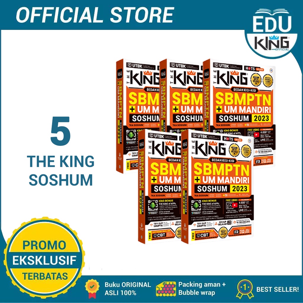 Jual THE KING SOSHUM Buku Bedah Kisi Kisi SBMPTN Shopee Indonesia