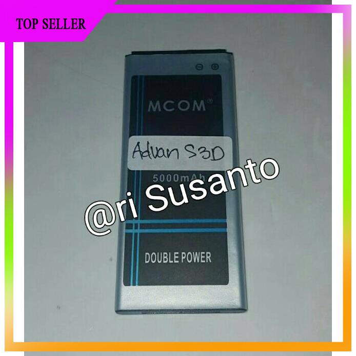 ACC HP BATERAI MCOM ADVAN S3D DOUBLE POWER 5000MAH