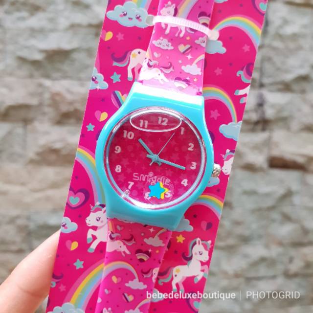 SMIGGLE H2O WATCH UNICORN JAM TANGAN ANAK