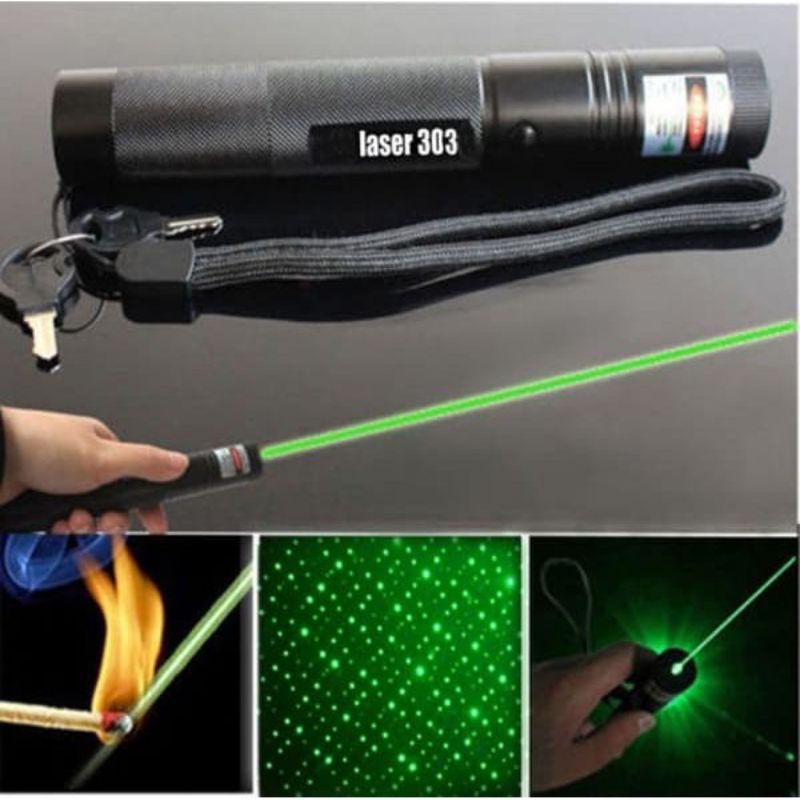 green laser pointer 303/green laser lampu led