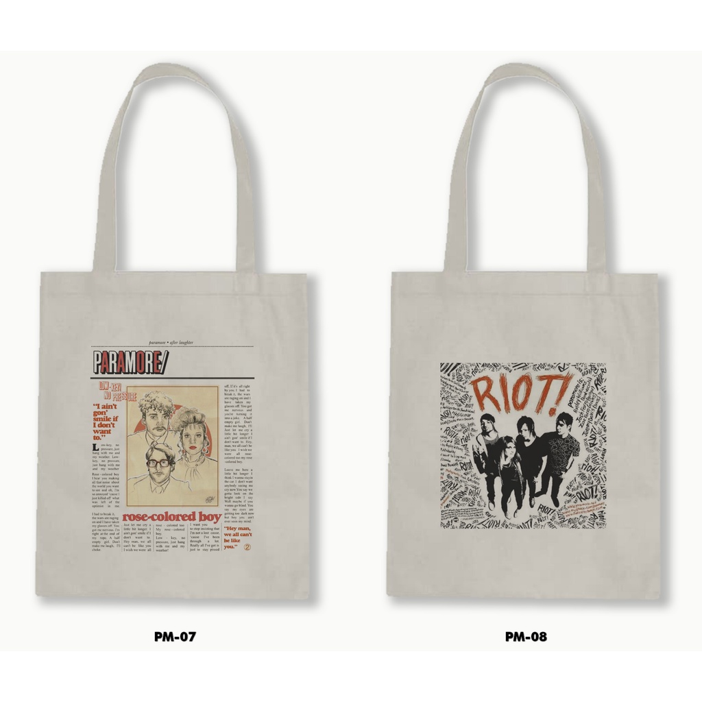 TOTE BAG BLACU - PARAMORE