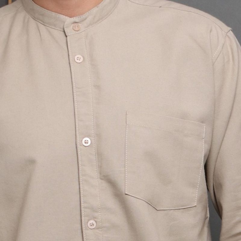 YUNG Kemeja Kerah shanghai / Semi Koko Pria Slimfit