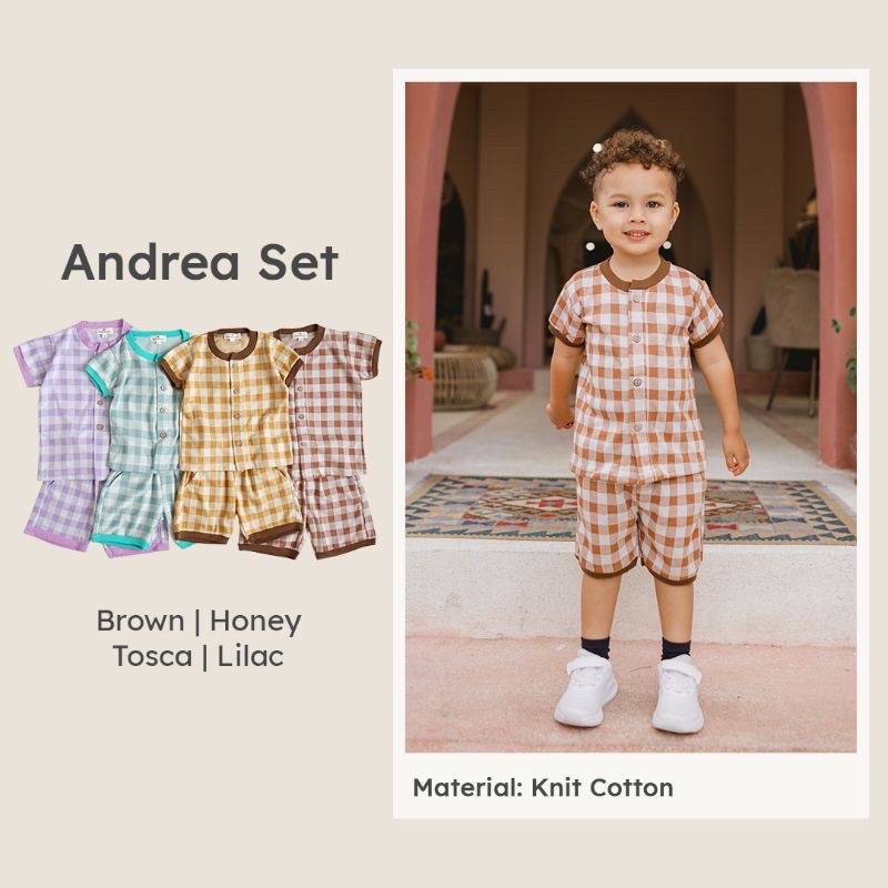 beeboodesign andrea set setelan anak