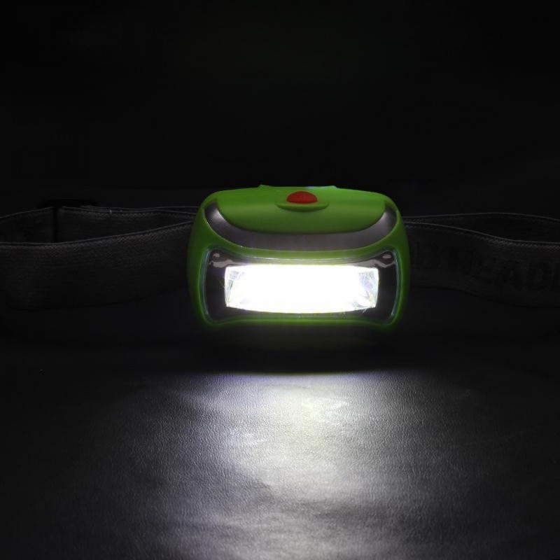 Headlamp Flashlight Waterproof LED 3 Modes COB - CH-2016 Hitam