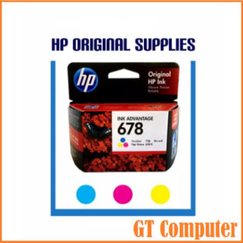 HP 678 Colour INK CARTRIDGE - ORIGINAL