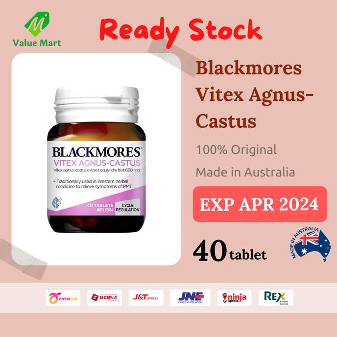 Blackmores Vitex Agnus Castus 40 Tablets Membantu Siklus Menstruasi