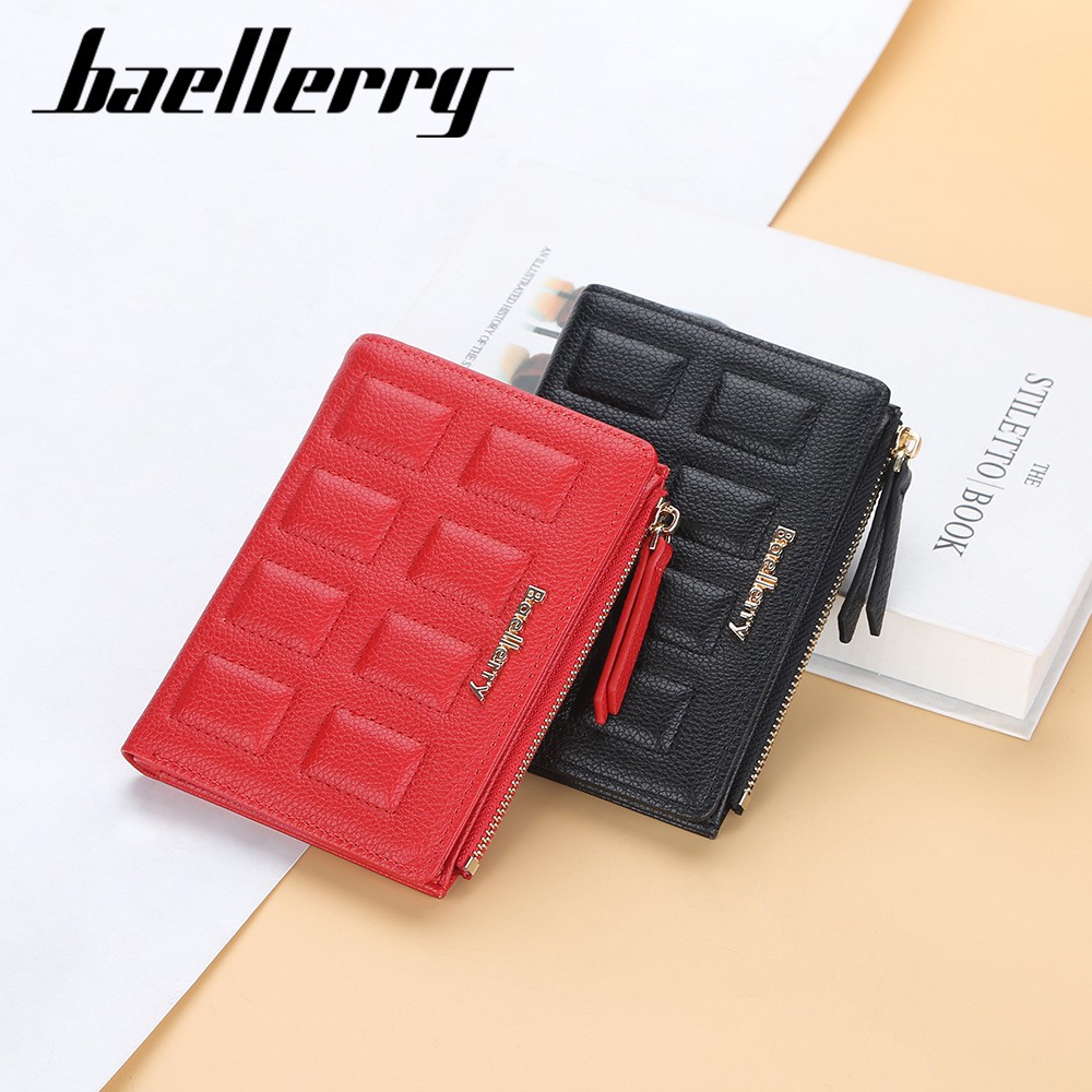 BAELLERRY N1881 Dompet Wanita Kecil Bahan Kulit PU Leather Premium WATCHKITE WKOS