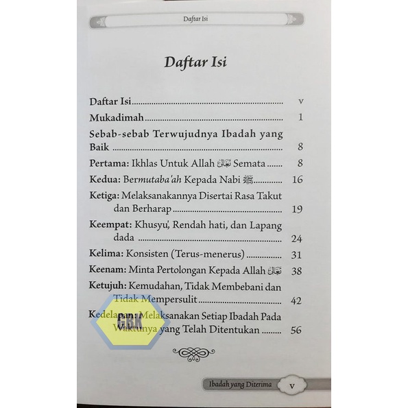 Buku Saku 8 Barometer Ibadah Yang Baik &amp; Diterima - Darul Haq