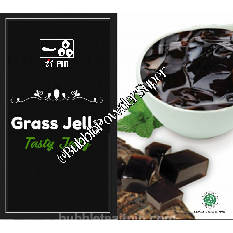 [FREE BUBBLE MINI 100GR*] Grass Jelly Powder / Serbuk Cincau @1kg