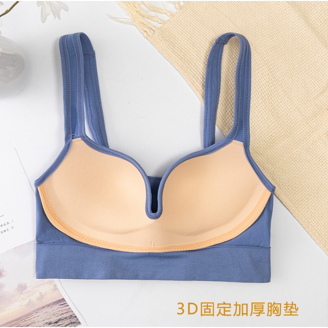 BRA WANITA SEAMLES 3D BRA UNDERWARE LADIES SPORT RUNNING BRAISE VEST TUBE TANPA KAWAT B21-RWJ