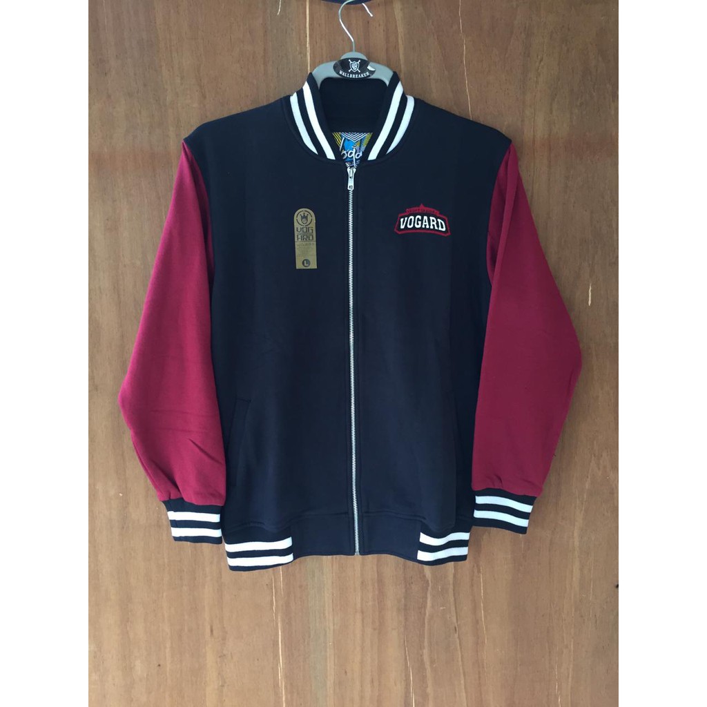 jacket Baseball vogard jaket bordir pria wanita