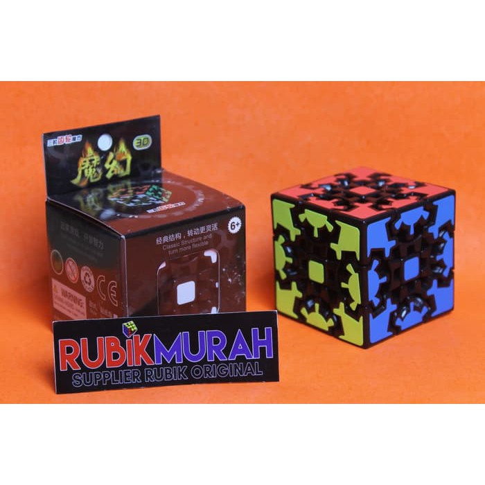 Pelumas Rubik - Rubik Yongjun - Rubik Kubus Rubik 3X3 Gear Cube Hello Cube V1 Blackbase Produk