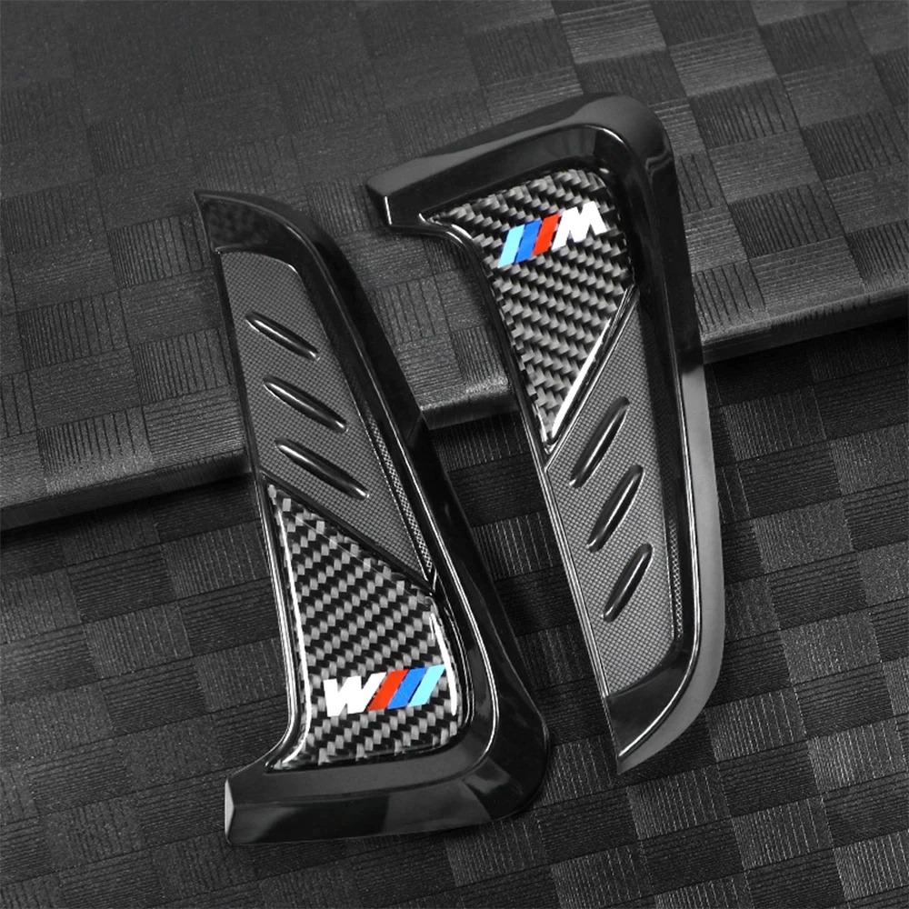 2 Pcs Sticker Fender Mobil Motif Serat Karbon Untuk Audi A2 A3 A4 A5 A6 A7 A8 Q2 Q5 Q7 TT