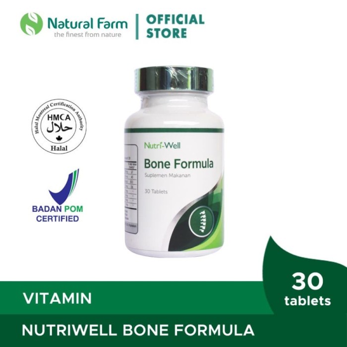 Nutriwell Bone Formula 30 Softgell BPOM