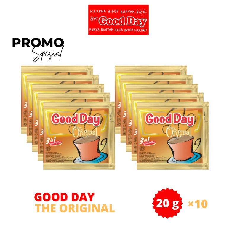 

Good Day The Original 20g × 10 Sachet