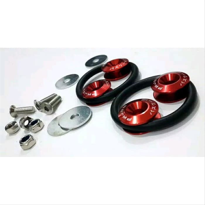 klip bumper klip bemper kancing bumper MOBIL MODEL BULAT MERAH BIRU UNIVERSAL