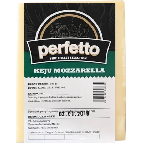 

Perfetto Cheese Mozzarella 250 Gr