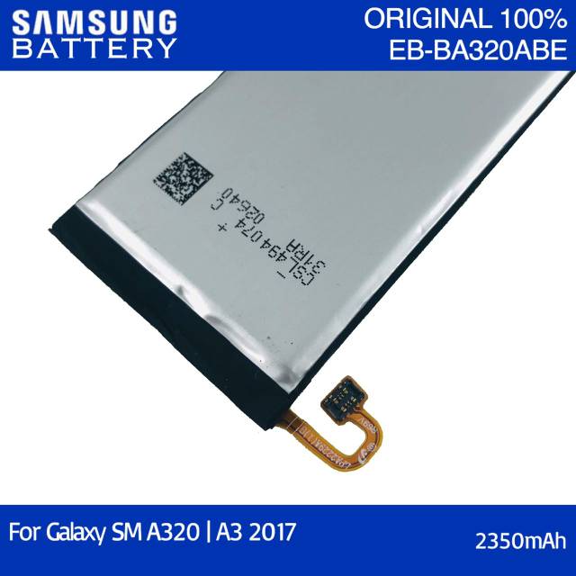 Battery Batre Samsung Galaxy A3 2017 A320 Original SEIN 100 Baterai