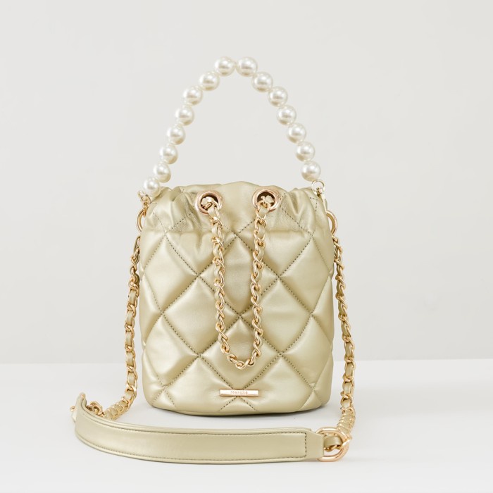 Tas Wanita Colette Bucket Bag Gold Merche