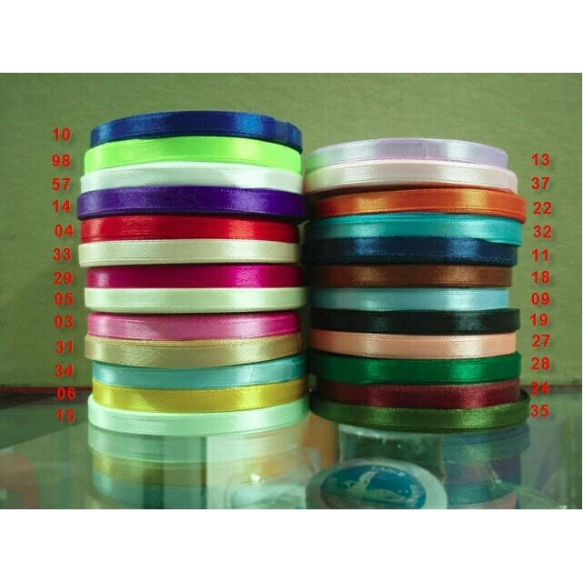 

MURAH MERIAH PITA SATIN 3/8" (1CM) 25YARD !!!!