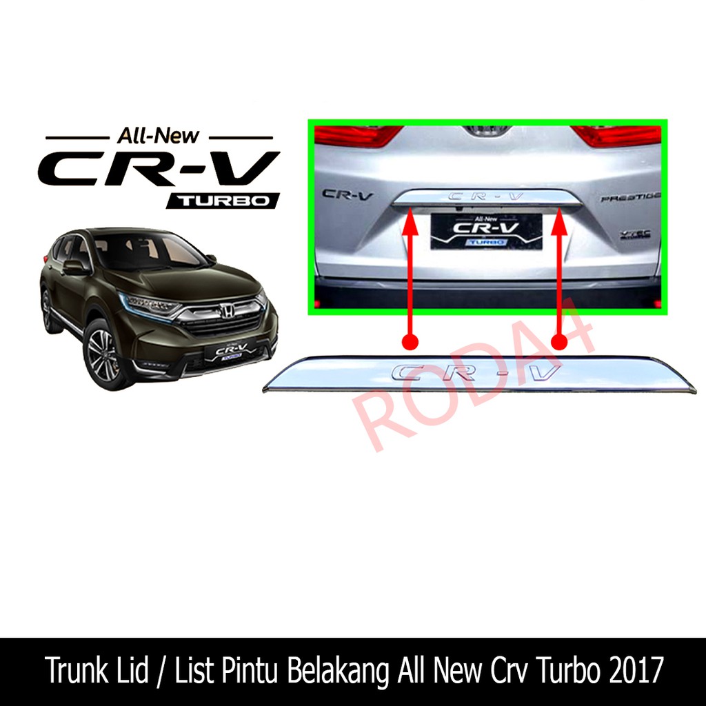 Trunk Lid/List Pintu Belakang Bagasi All New CRV Turbo 2017