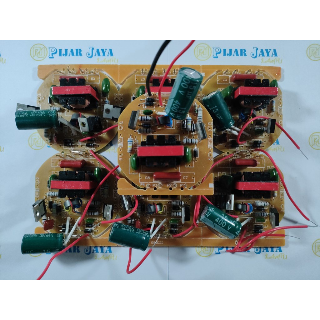 PCB Mesin Lampu LHE 4u 45 watt U4 45w