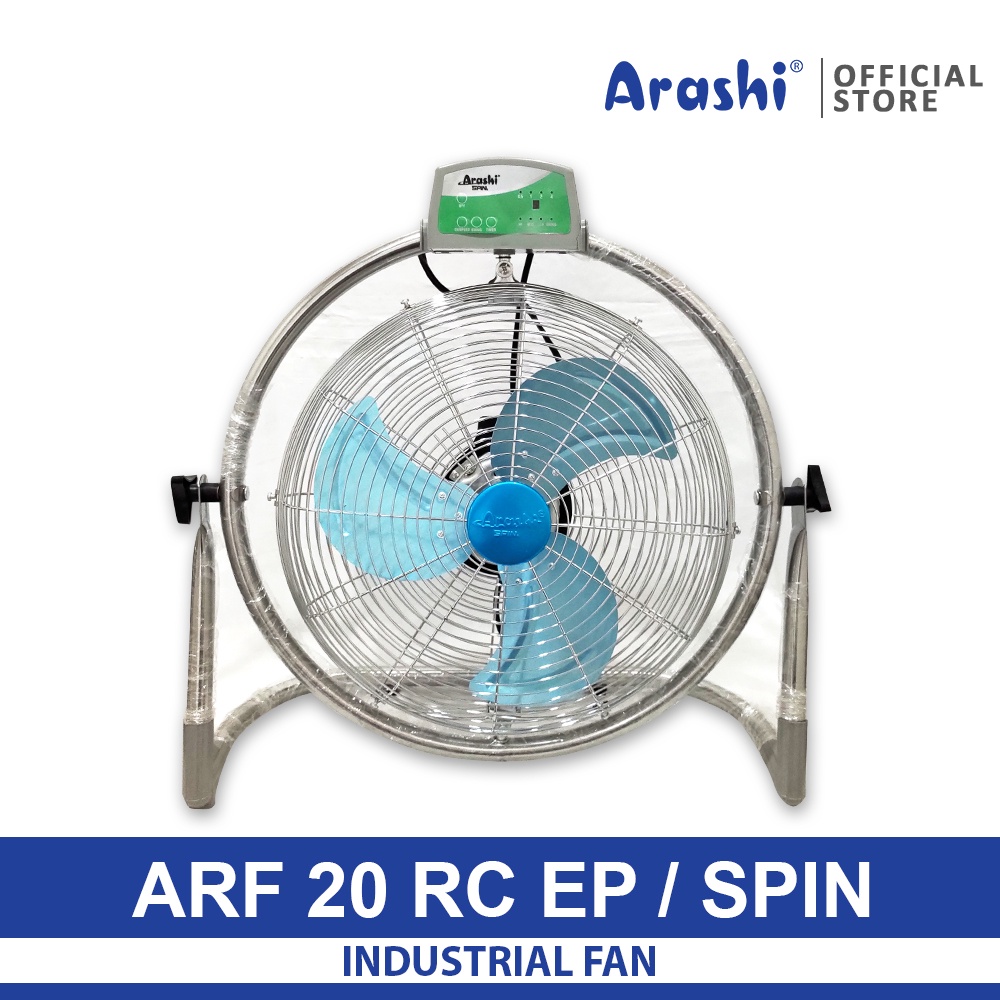 ARASHI Kipas Angin Lantai 20 Inch Remote SPIN - Garansi 1 Tahun