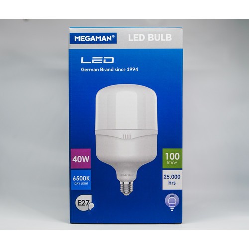 MEGAMAN Bohlam Lampu LED 40W 40 Watt Cahaya Putih 6500K Hemat Energy