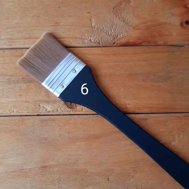 

Kuas pipih / Flat Brush Long No. 6
