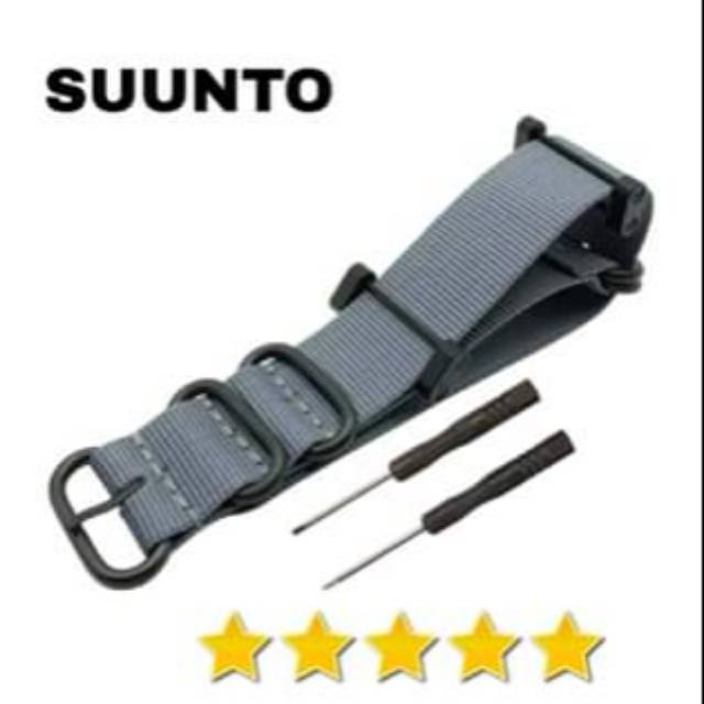 Suunto Core Strap Nylon Zulu Tali Suunto Core Canvas Gray