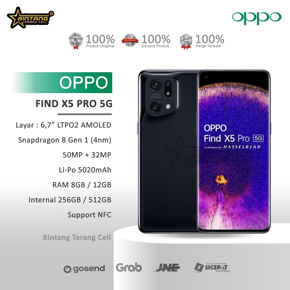 Jual Oppo Find X5 Pro Find X5pro 5G Ram 12+256gb Garansi Resmi | Shopee ...