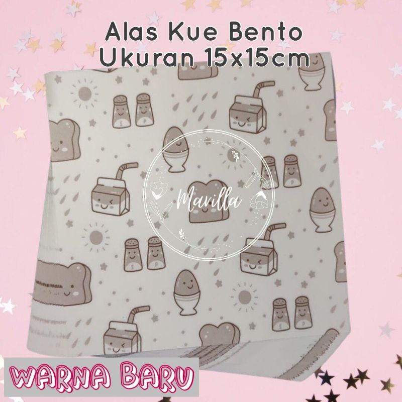 KERTAS ALAS KUE ROTI BAKING PAPER KOREA BENTO CAKE FOODGRADE MOTIF TOAST EGG