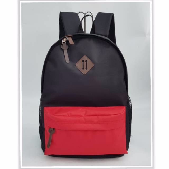 Ransel Preppy Tas Bahu Gaya Korea Pemuda Fashion Wanita Ransel Laptop Tas Sekolah untuk Remaja Anak Perempuan Anak Laki-laki Tas Buku Travel