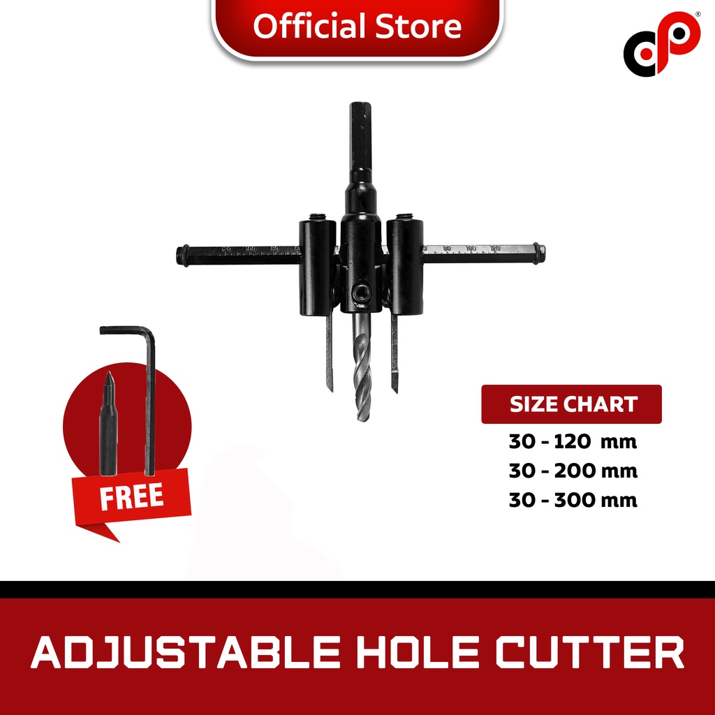 Adjustable Hole Cutter Circle Hole Saw 120/200/300 mm